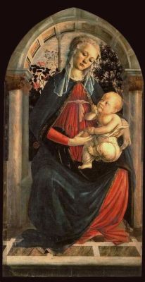 De Madonna del Roseto een betoverend voorbeeld van serene schoonheid en subtiele symboliek!