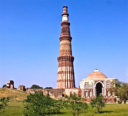 De Qutub Minar: Een Gigant van Gestukte Steenvreugde en Mysterieuze Architecturale Verleiding!